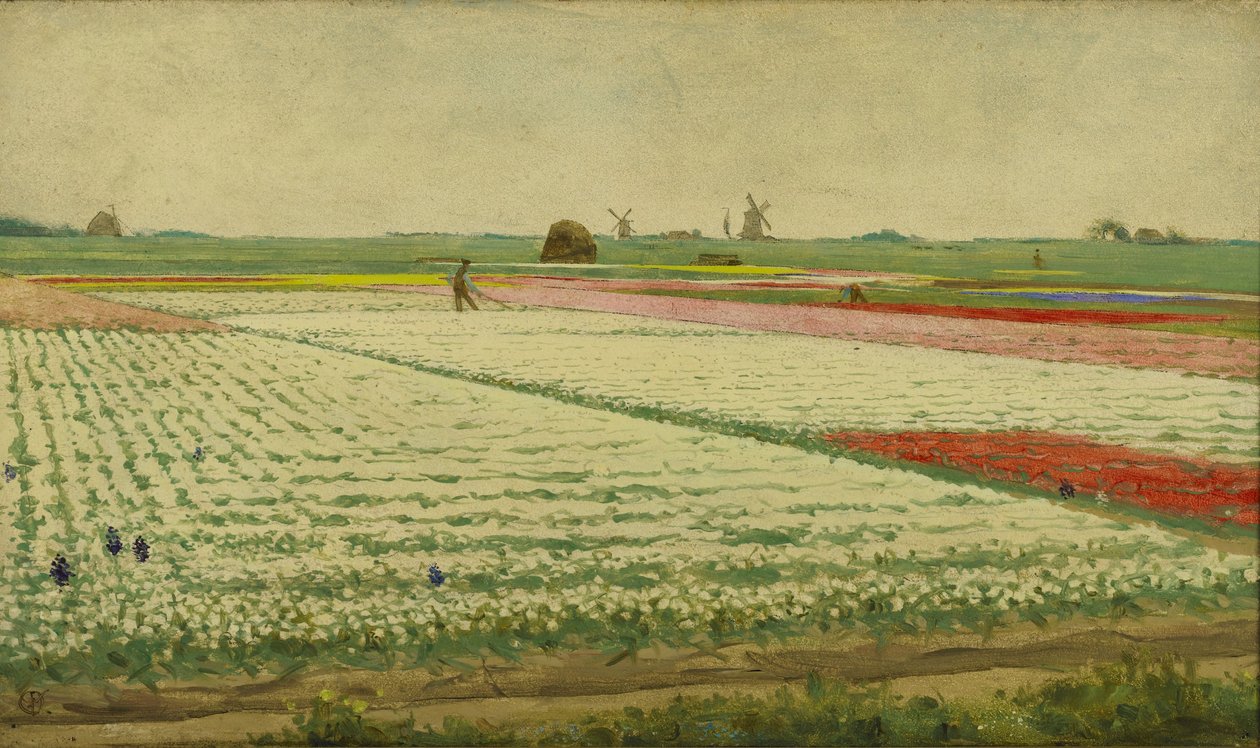 Campos de tulipas de Gerrit Willem Dijsselhof