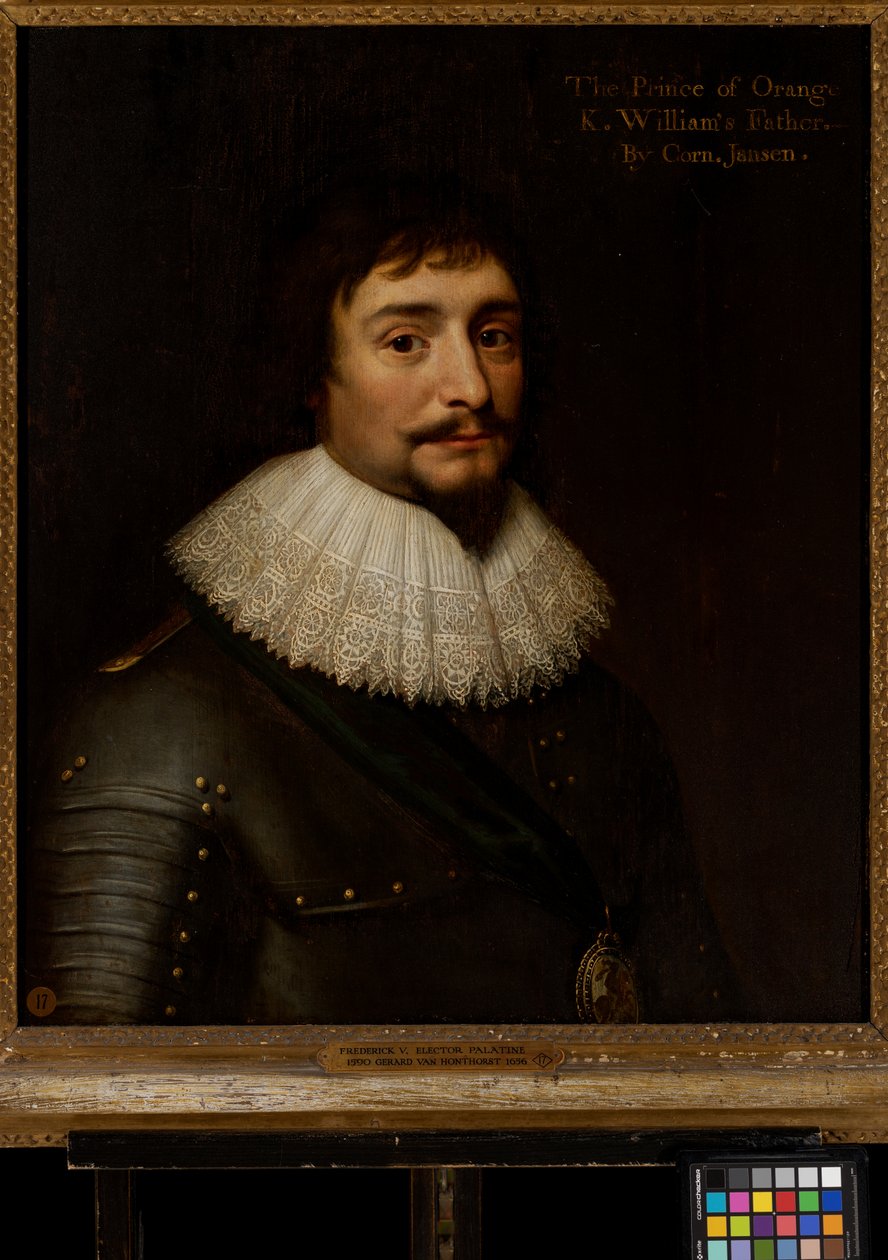 Frederick V, Elector Palatine, Rei da Boémia (1596-1632) de Gerrit van (studio of) Honthorst