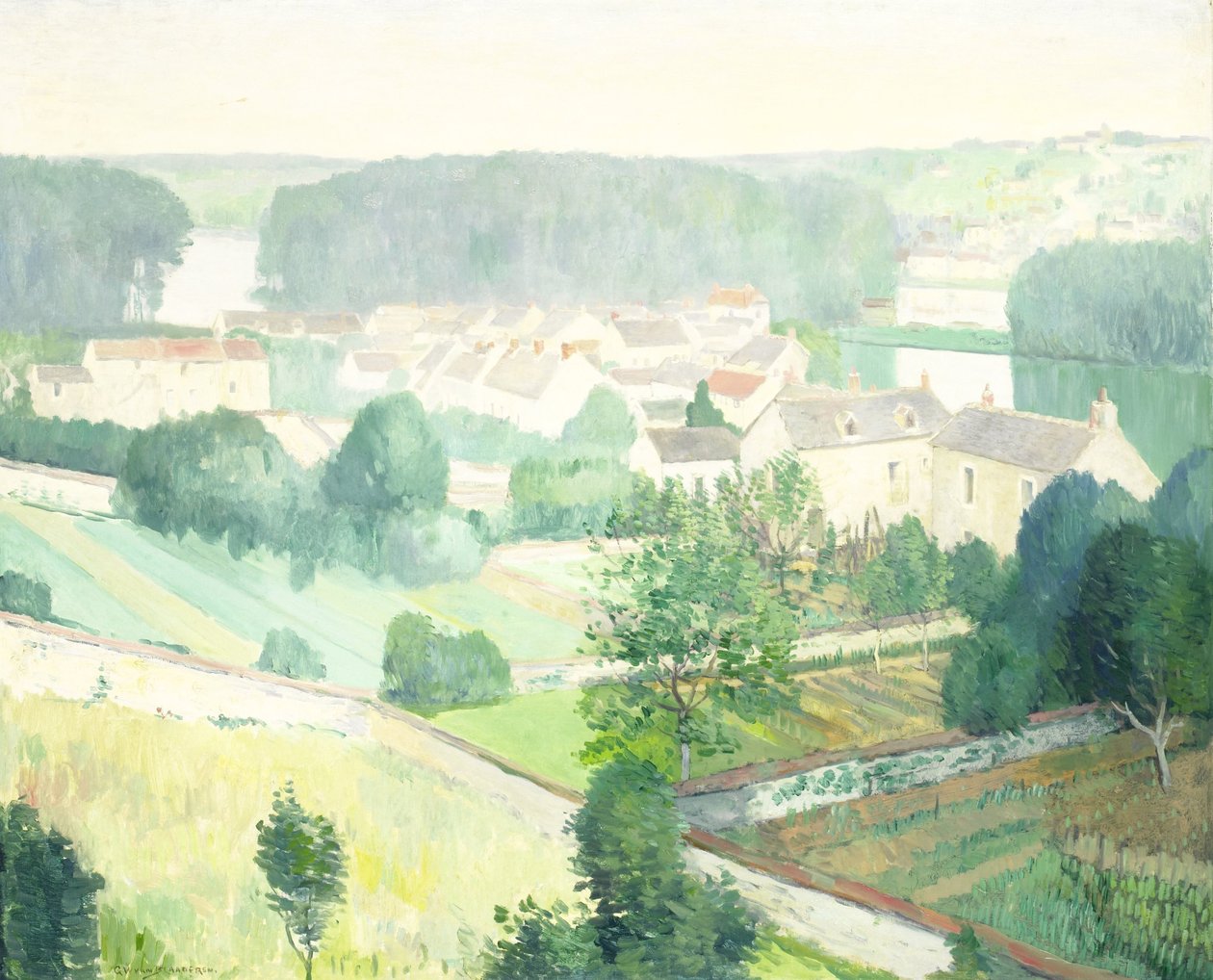 A Vila de Sannois de Gerrit van Blaaderen