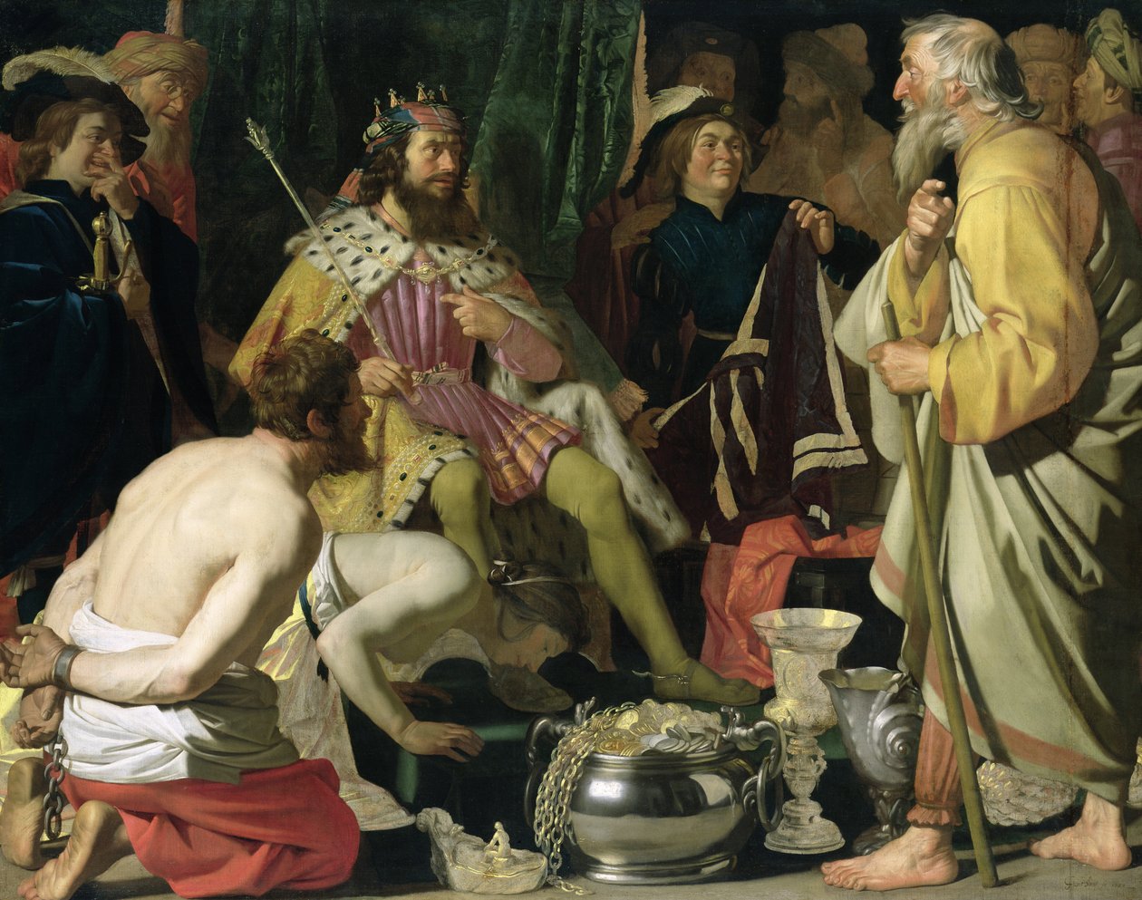 Creso e Solon, 1624 de Gerrit van Honthorst