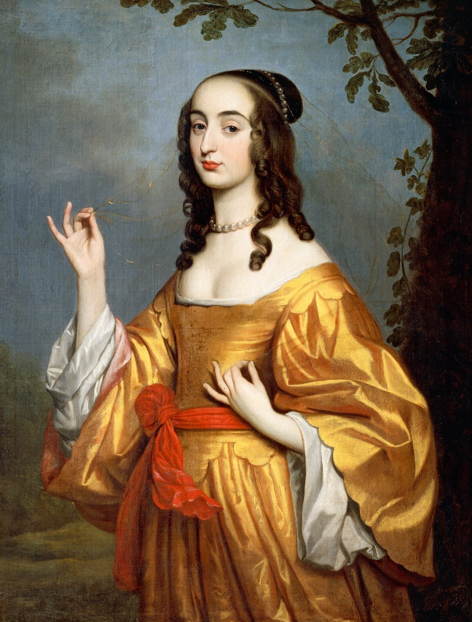 Retrato da Condessa Louise Henriette de Nassau (Haia de Gerrit van Honthorst
