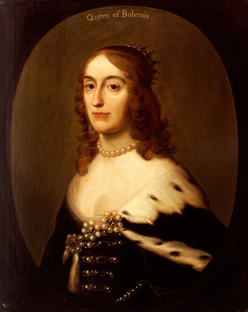 Retrato de Elizabeth, rainha da Boêmia de Gerrit van Honthorst