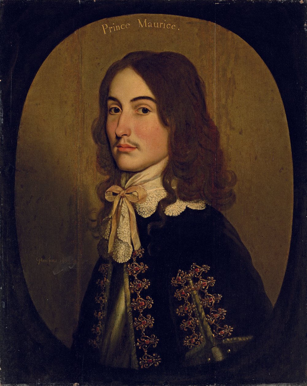 Retrato de Maurício de Nassau, Príncipe de Orange, 1643 de Gerrit van Honthorst