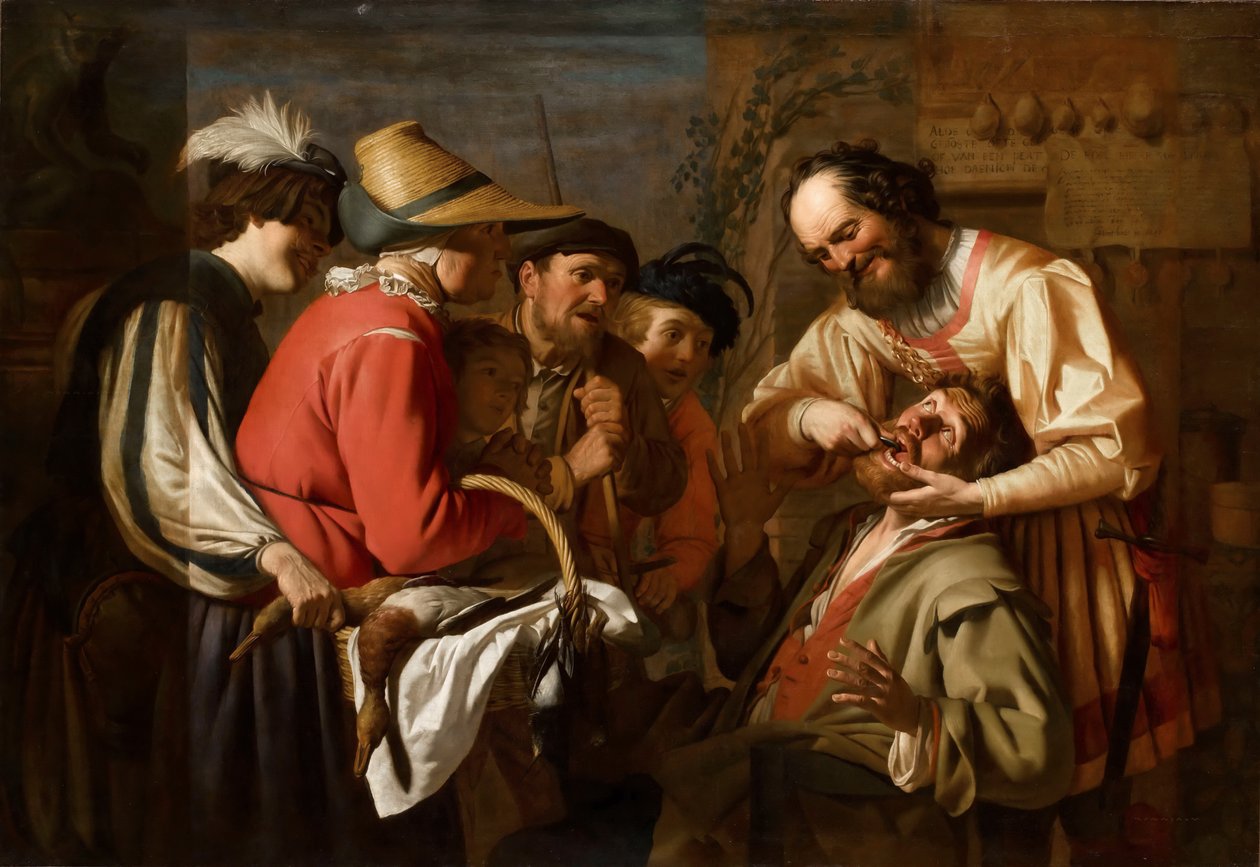O extrator de dente de Gerrit van Honthorst