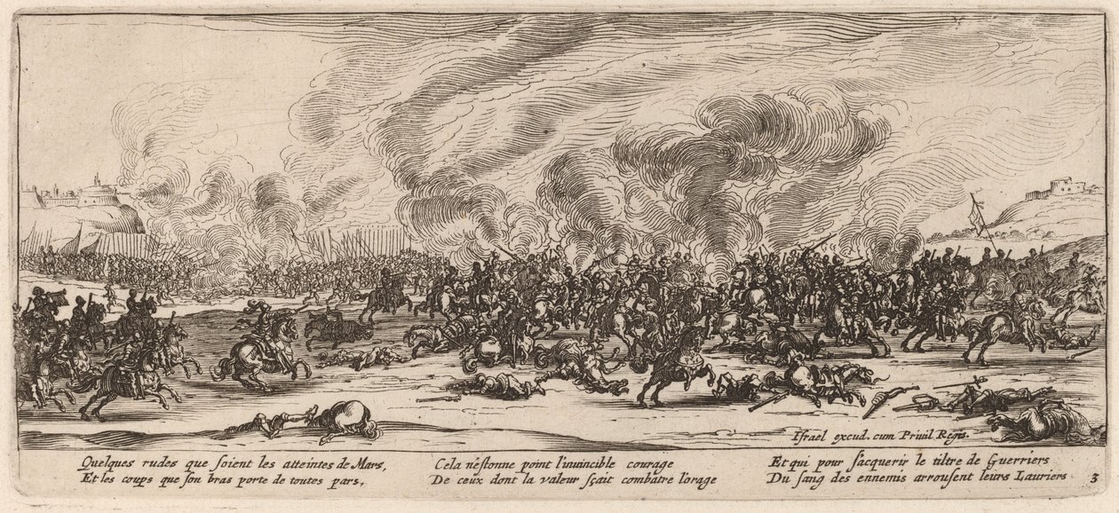 A batalha de Gerrit van Schagen after Jacques Callot