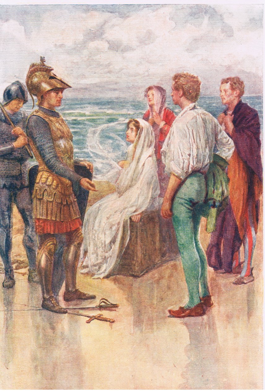 The Judgement of Artegall, Stories from the Faerie Queen publicado por George Harrap and Company de Gertrude E. Demain (after) Hammond