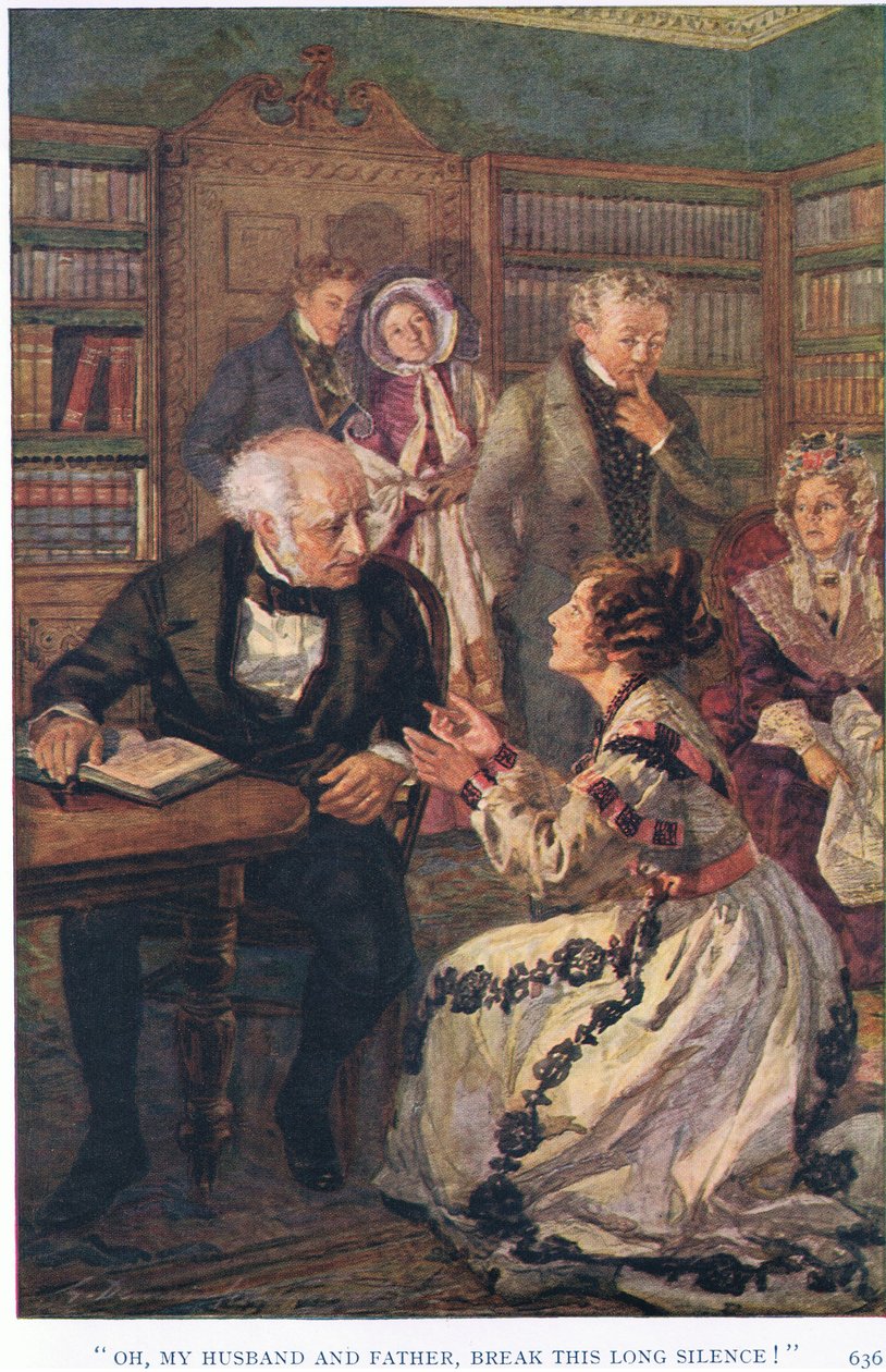 "Oh, meu marido e meu pai, rompam este longo silêncio!" de Gertrude E. Demain Hammond