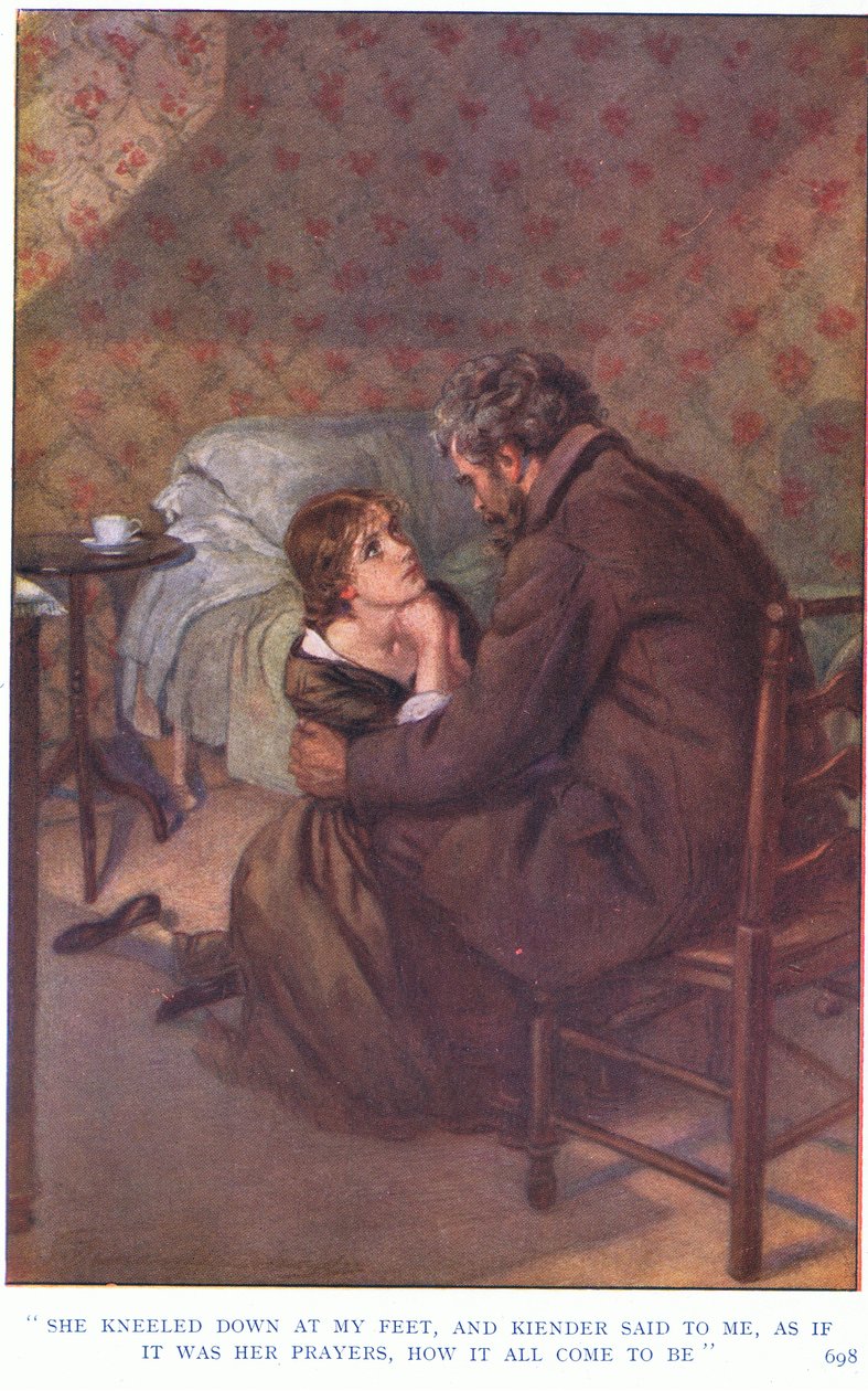 Ela ajoelhou-se aos meus pés, e kiender disse-me, como se fossem as suas orações, como tudo veio a ser de Gertrude E. Demain Hammond