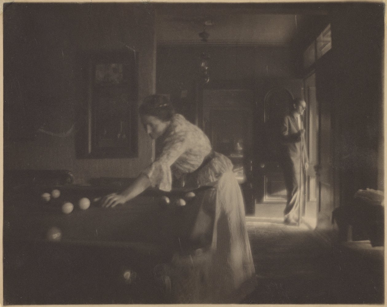 Gertrude Käsebier O&39;Malley no bilhar de Gertrude Käsebier