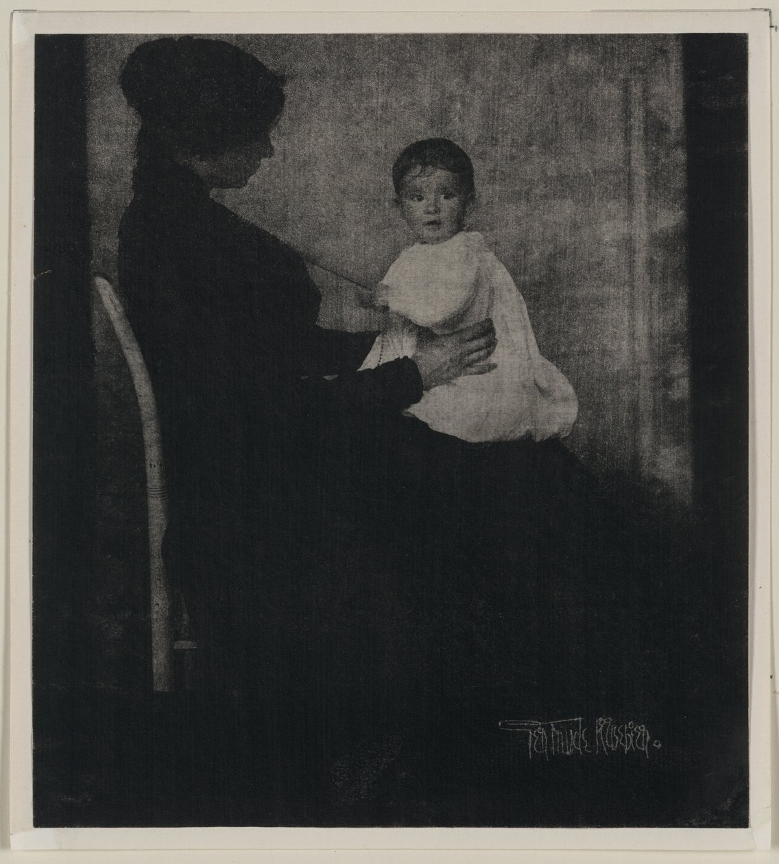 Retrato da Sra. Ward com Bebé de Gertrude Käsebier