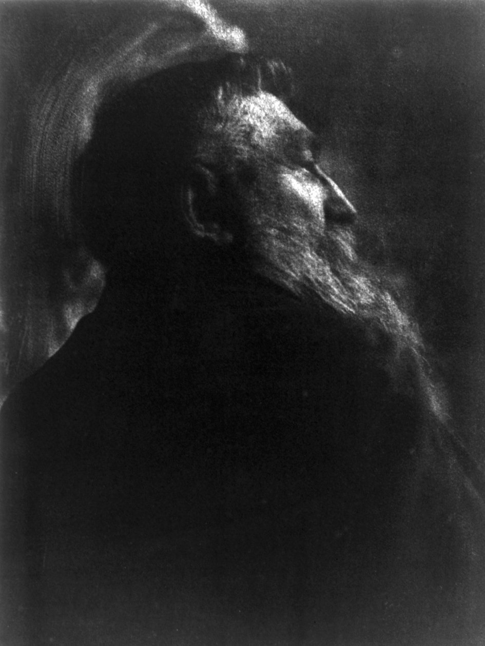 Foto do escultor francês Auguste Rodin (1840-1917) de Gertrude Kasebier (1852-1934) de Gertrude Käsebier