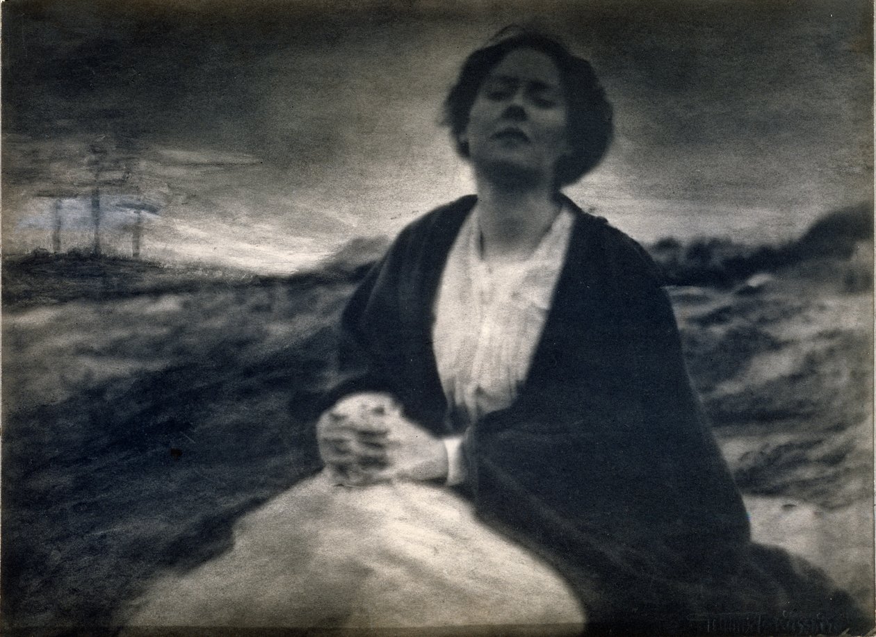 A herança da maternidade, 190004 (impressão de platina com algumas adições à mão) de Gertrude Käsebier