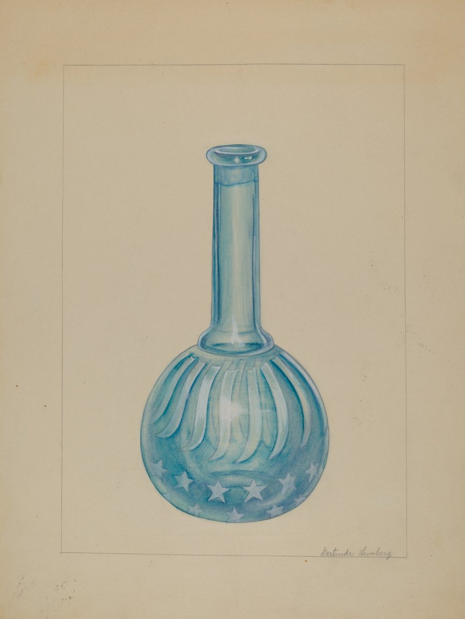 Garrafa de barbearia, c. 1936. de Gertrude Lemberg