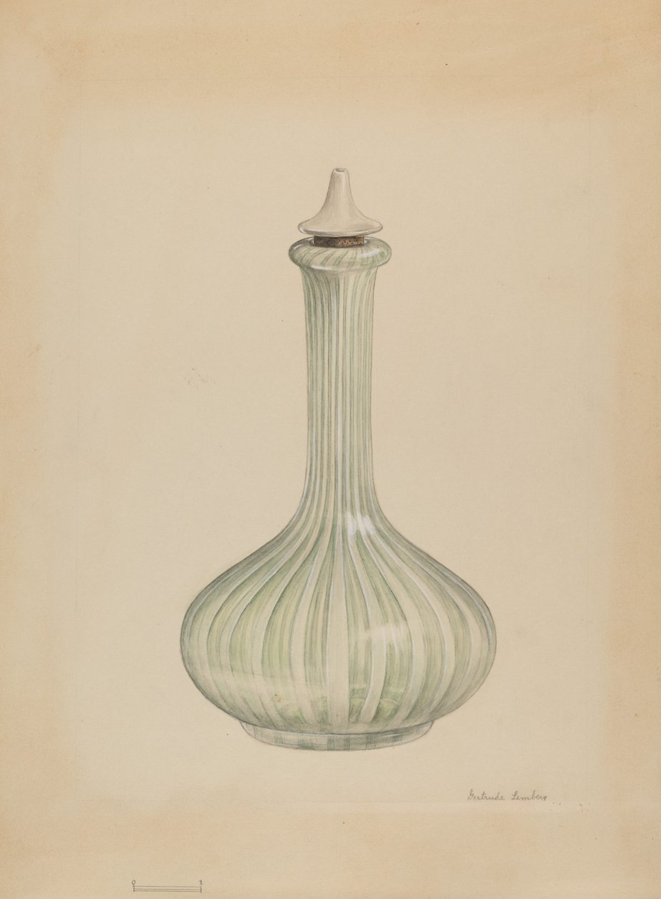 Garrafa de barbearia, c. 1936. de Gertrude Lemberg