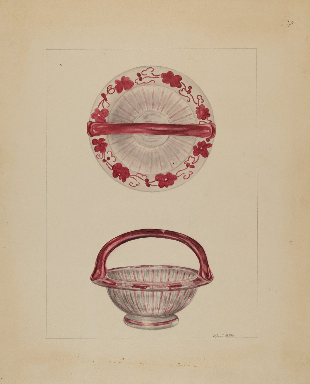 Cesta, C. 1936. de Gertrude Lemberg