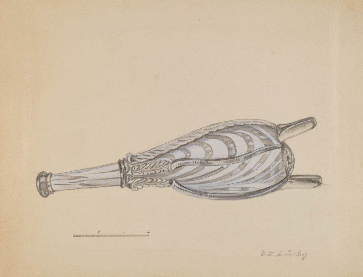 Frasco de fole, c. 1936. de Gertrude Lemberg