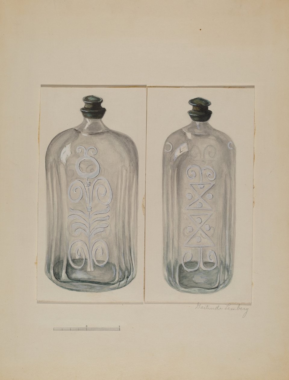 Garrafa Cordial, c. 1936. de Gertrude Lemberg