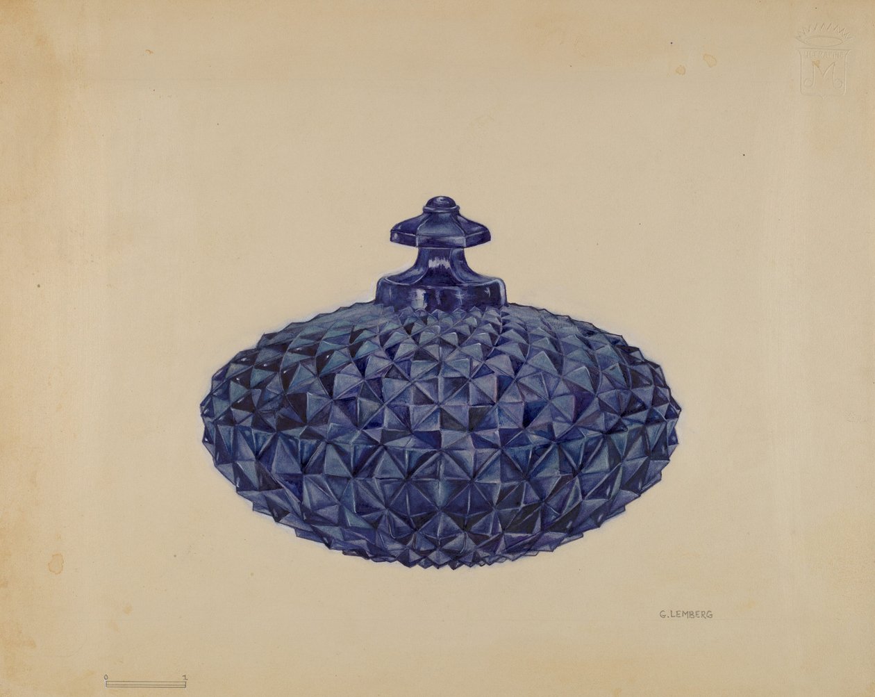 Manteigueira Coberta, c. 1936. de Gertrude Lemberg