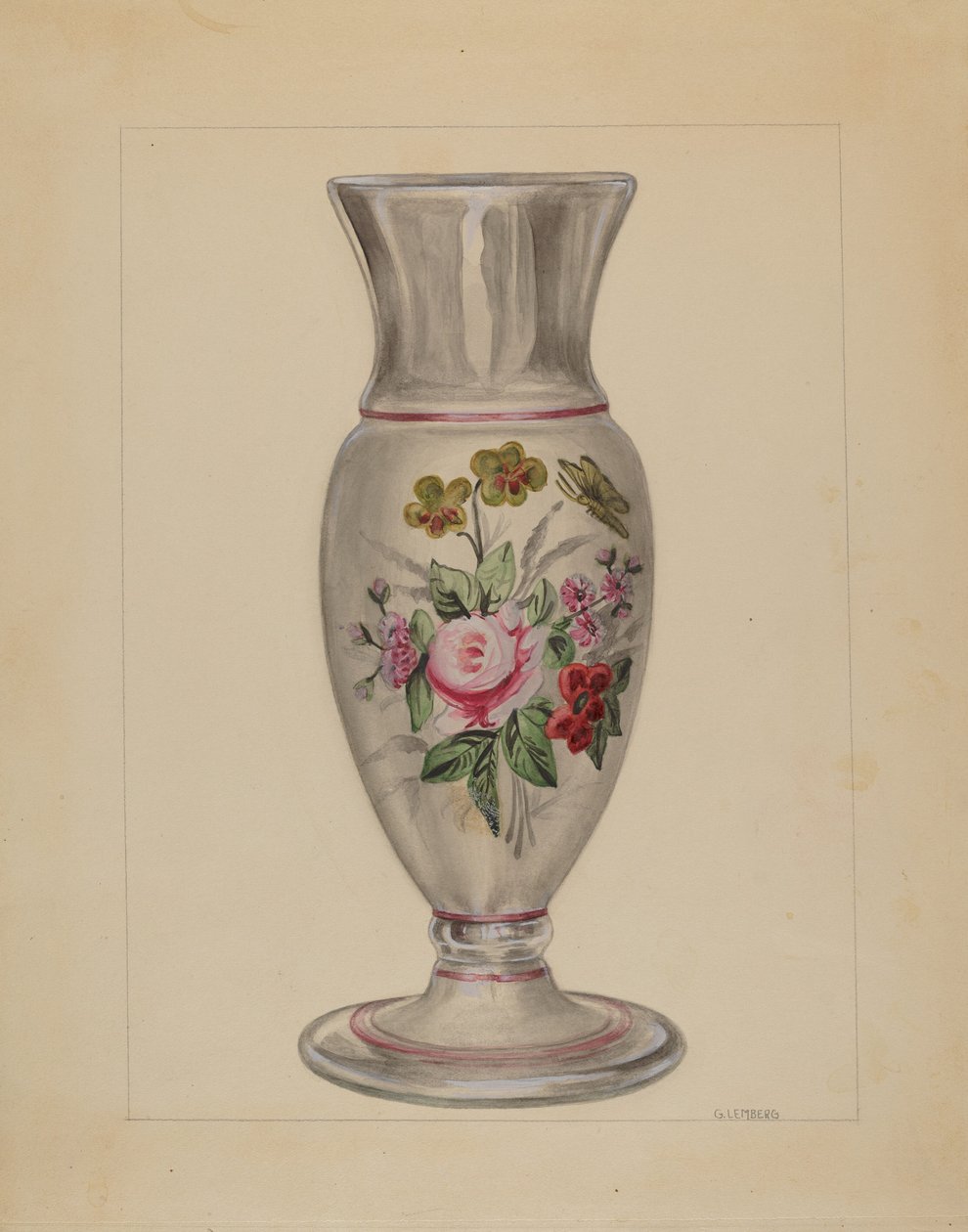 vaso, c. 1940. de Gertrude Lemberg