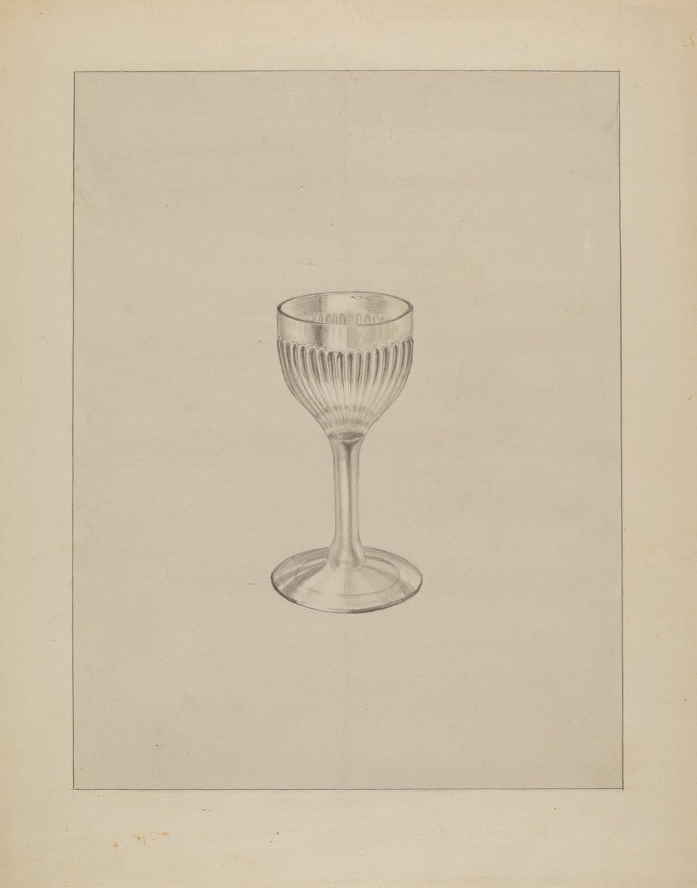 Copo de Vinho, c. 1936. de Gertrude Lemberg