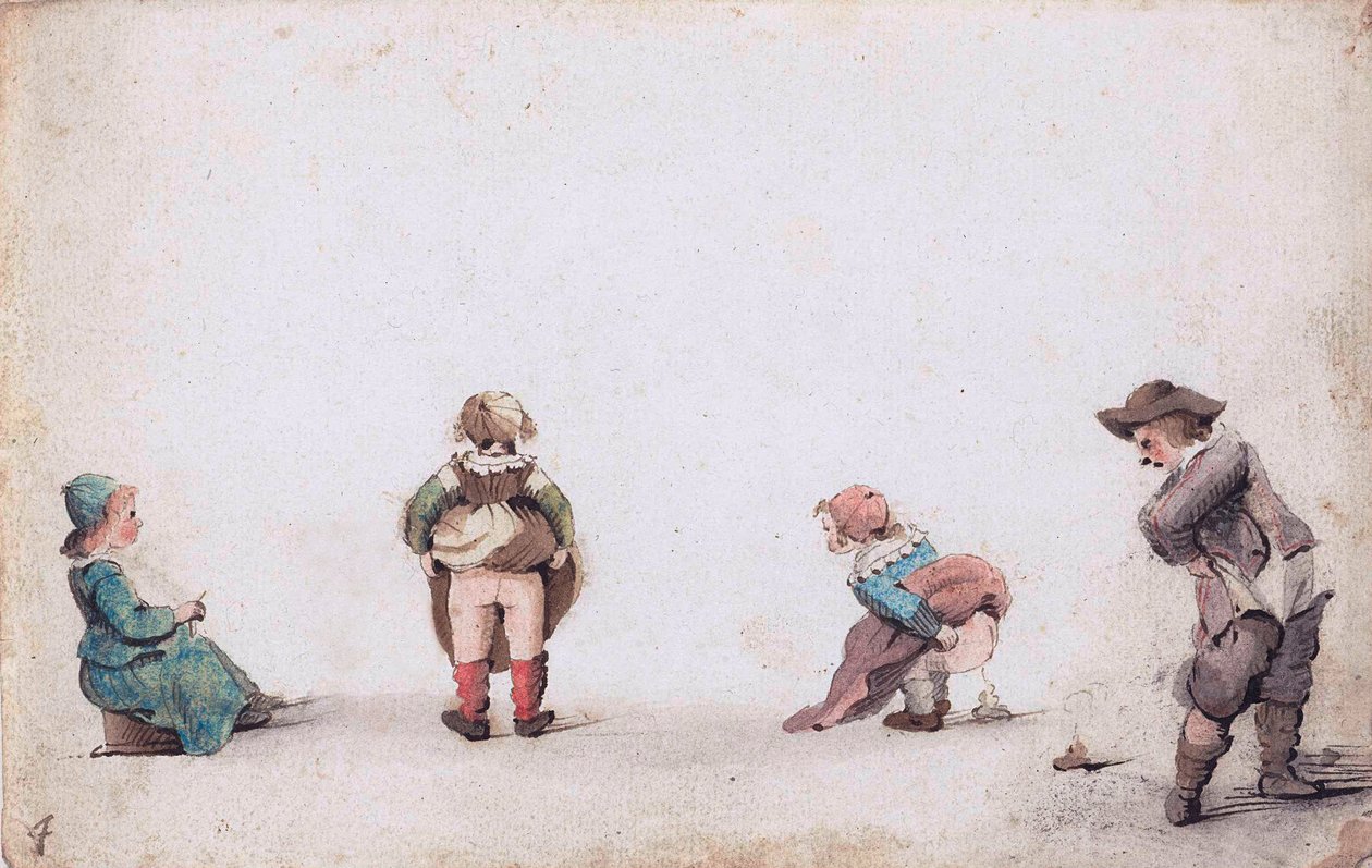 As crianças aliviam-se de Gesina ter Borch