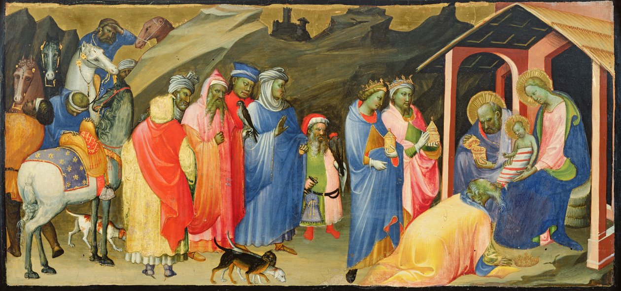 A Adoração dos Magos, c.1408 de Gherardo Starnina