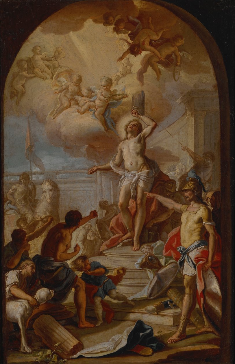 O martírio de são Sebastião de Giacinto Diana
