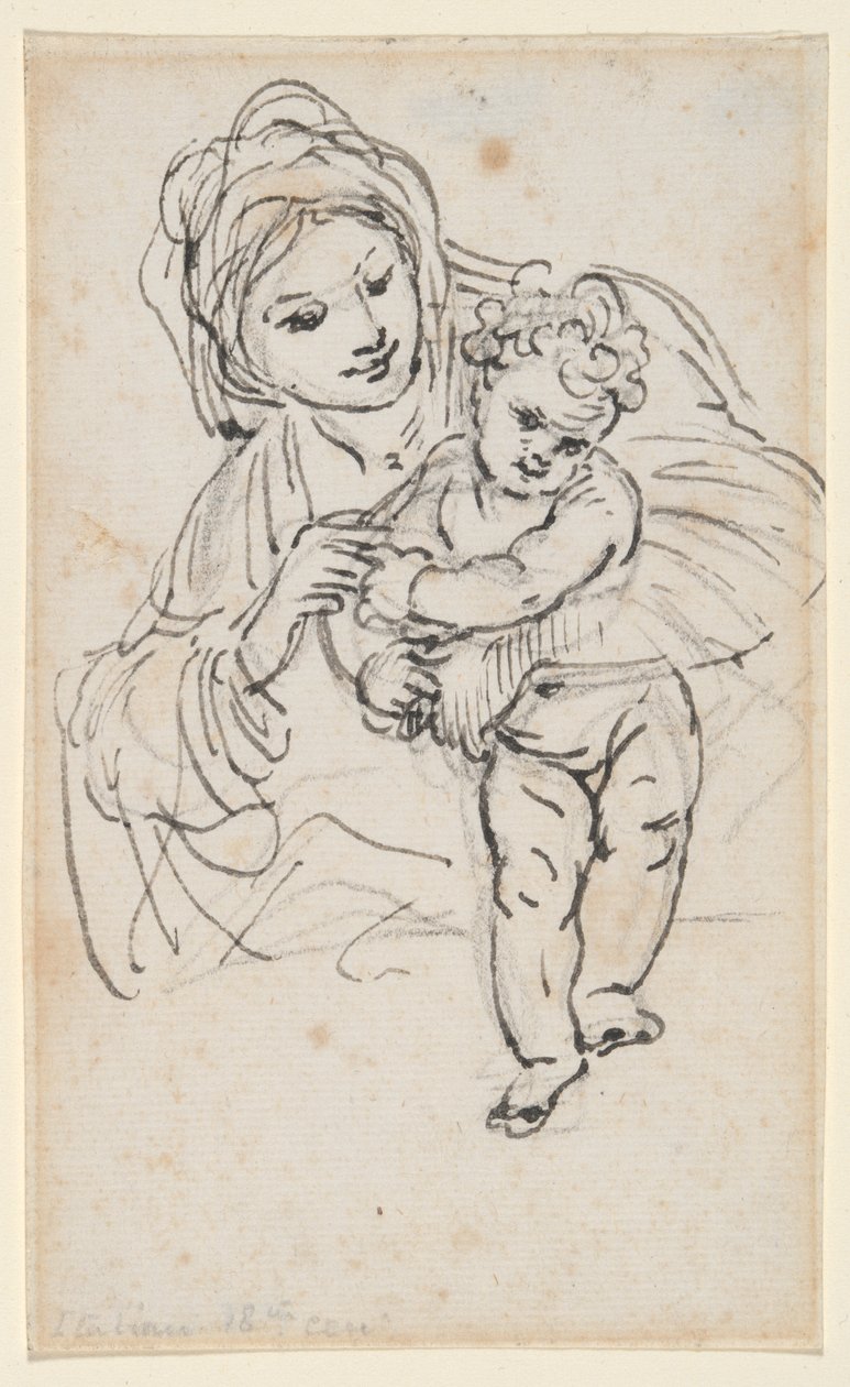 Madonna e criança de Giacinto Calandrucci