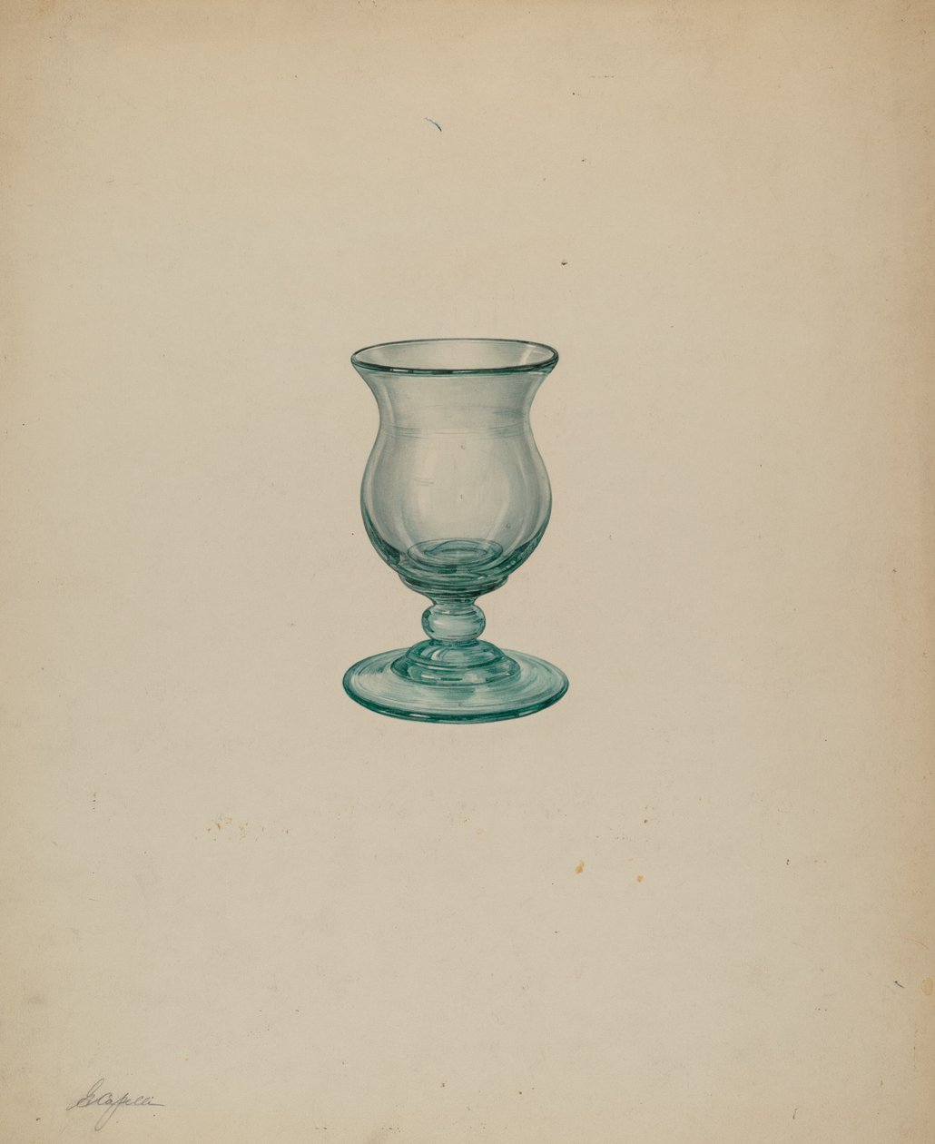 Vidro soprado, 19351942. de Giacinto Capelli