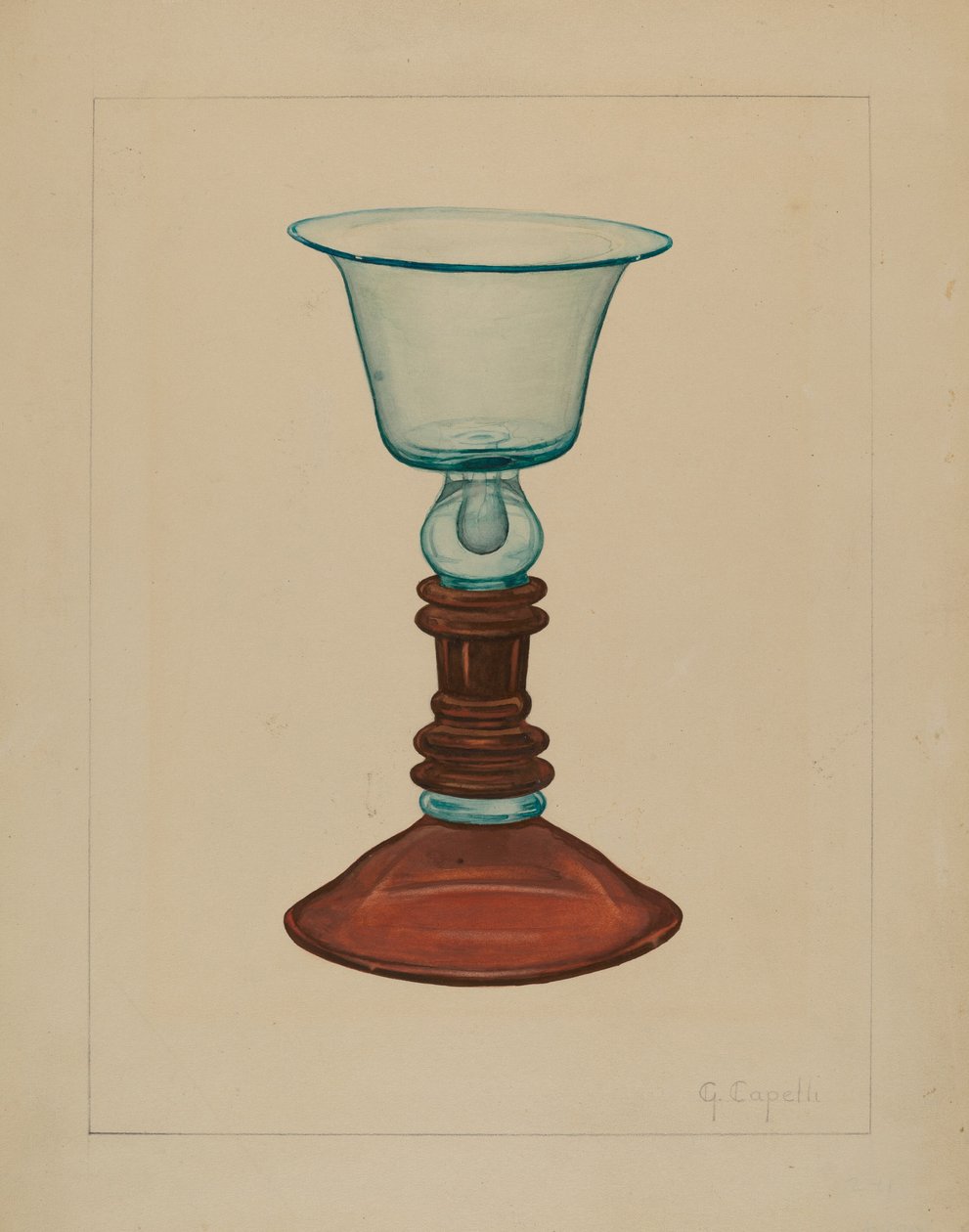 Cálice, c. 1936. de Giacinto Capelli