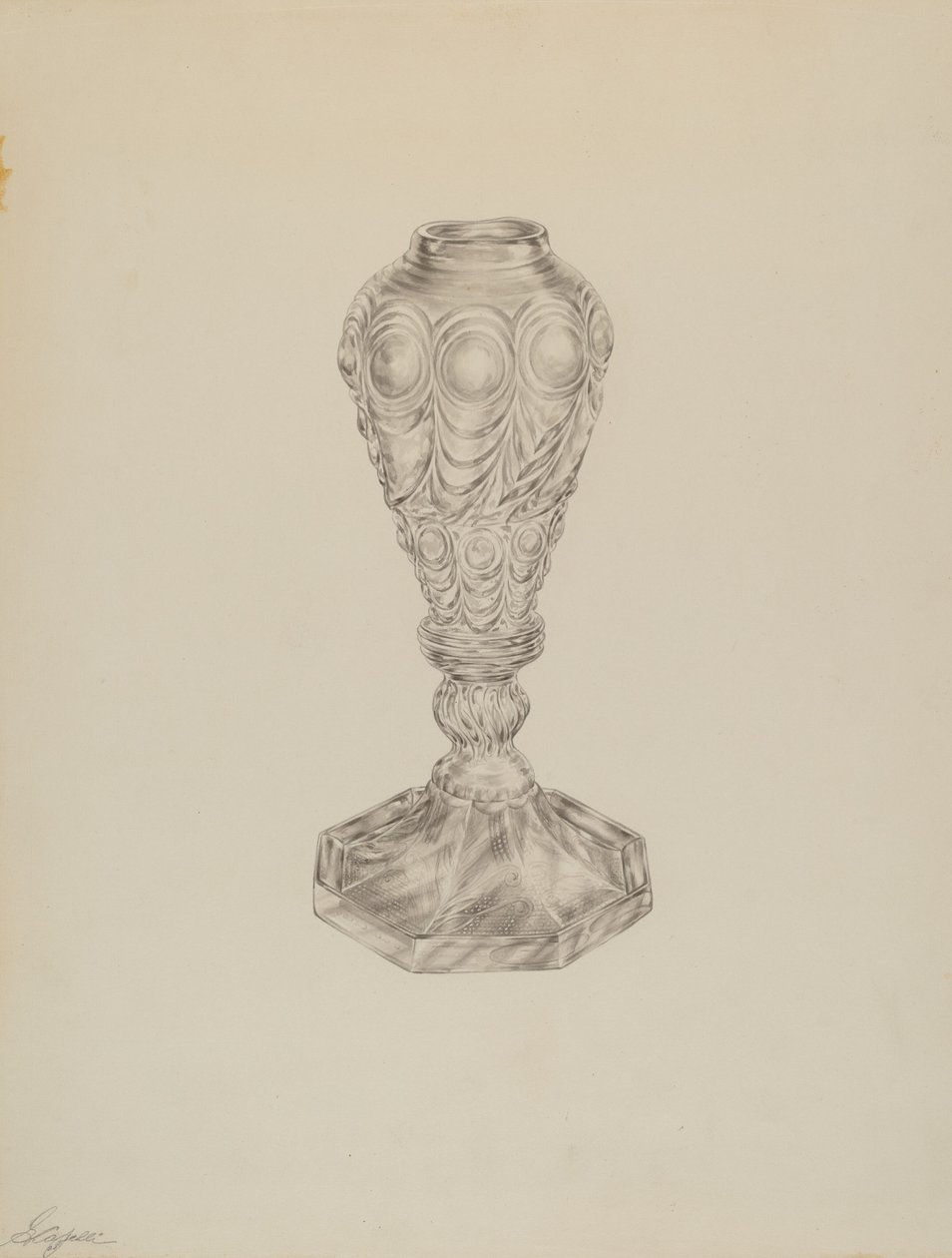 Lâmpada, c. 1938. de Giacinto Capelli