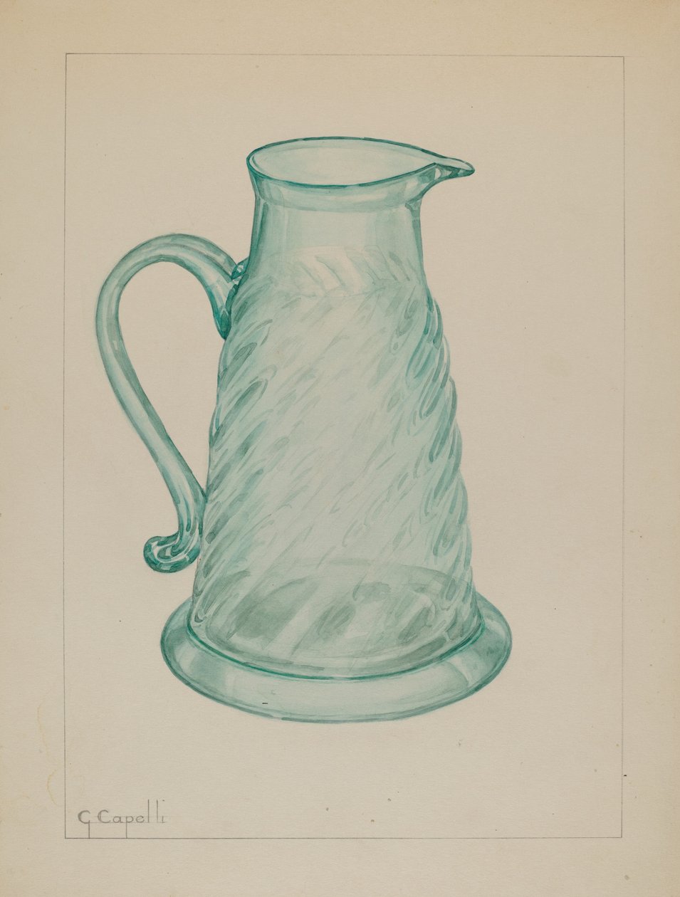 Jarro de melado, c. 1937. de Giacinto Capelli