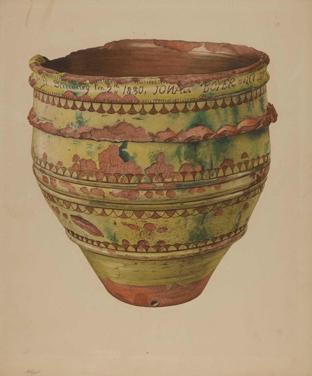 Tchau. Jardineiro Alemão, c. 1939. de Giacinto Capelli