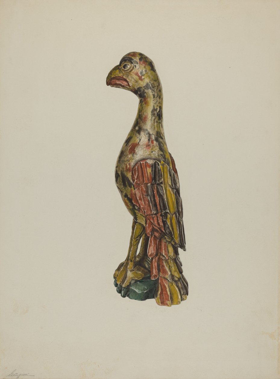 Pa. German Parrot, c. 1939. de Giacinto Capelli