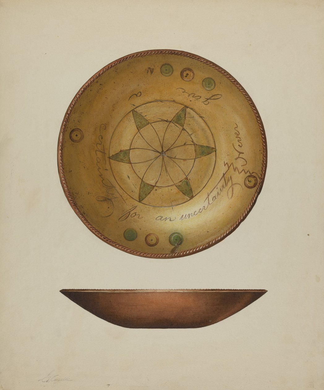 Pa. Placa Alemã, c. 1938. de Giacinto Capelli