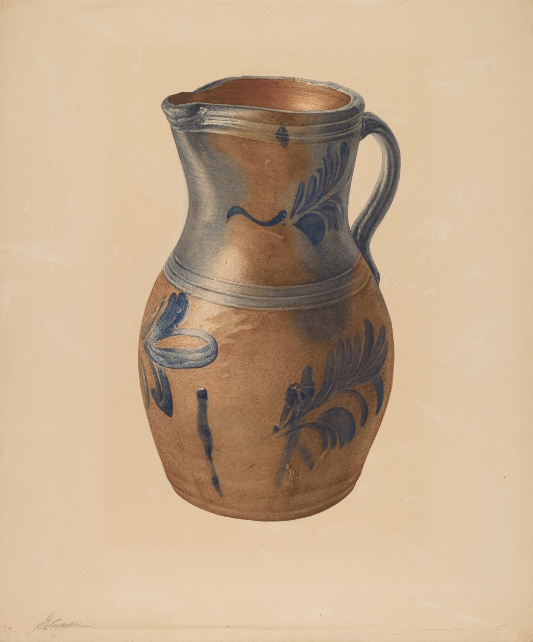 Jarro, c. 1940. de Giacinto Capelli