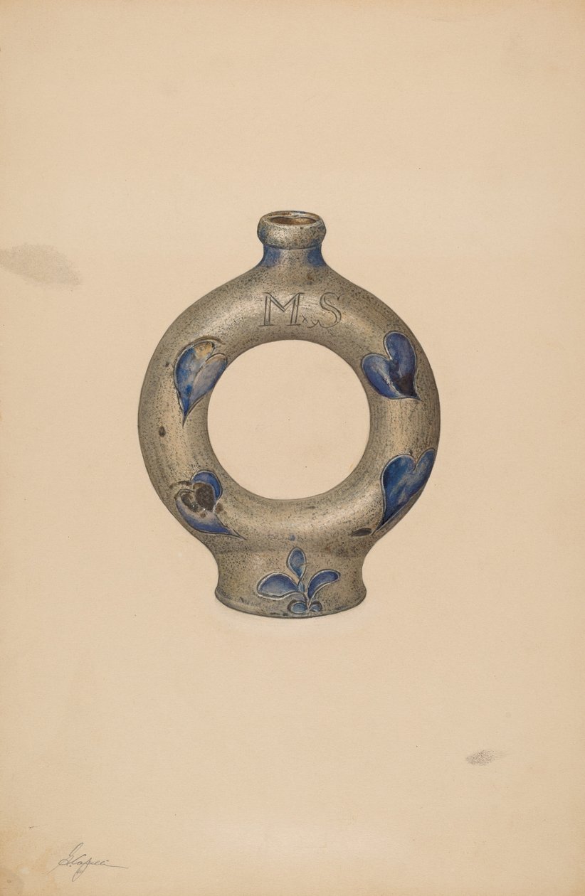 Garrafa de Anel, c. 1940. de Giacinto Capelli