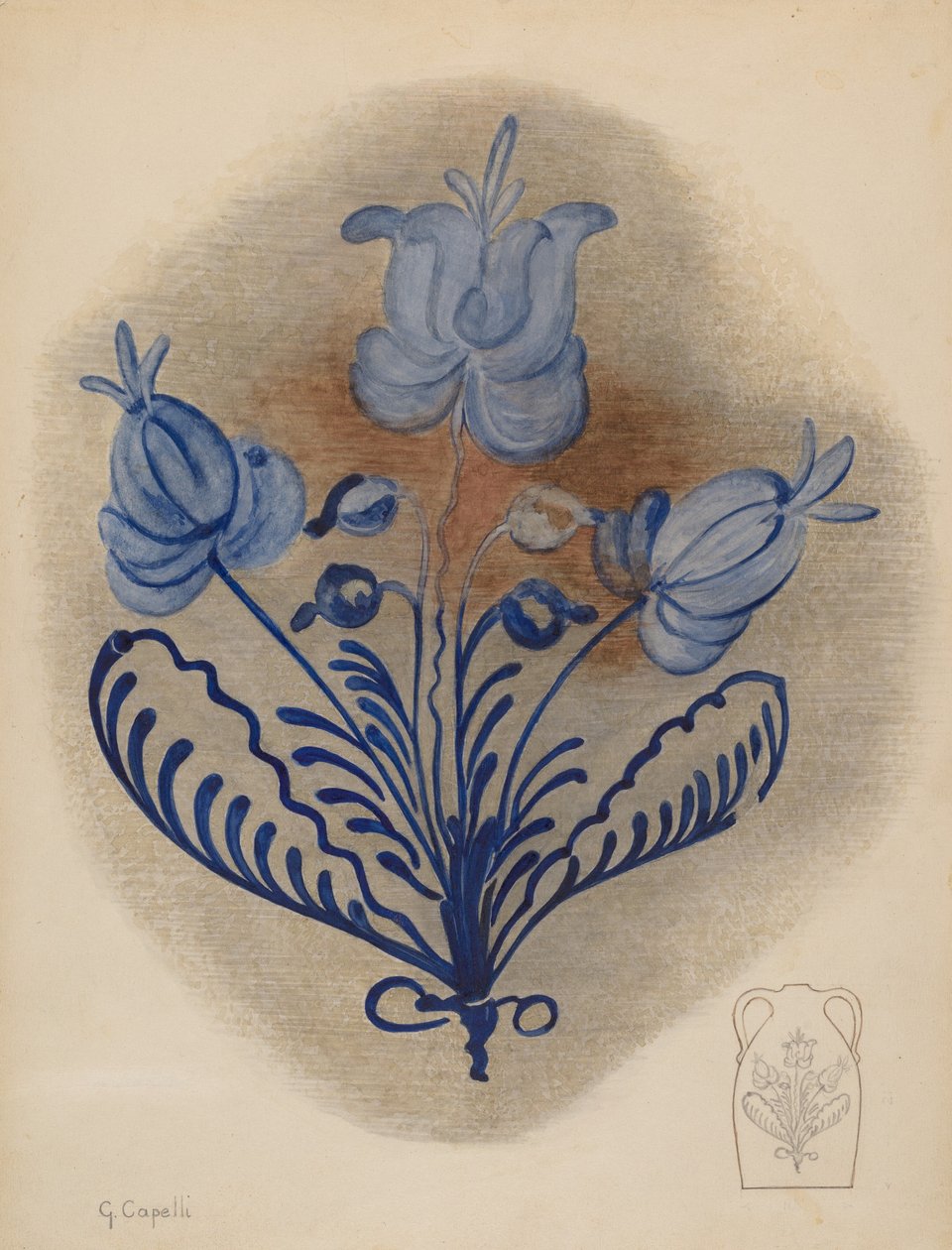 Jarro de água ou cidra, c. 1939. de Giacinto Capelli