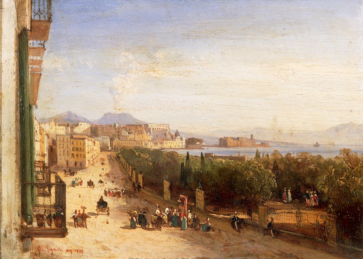 Riviera de Chiaiaia (Riviera di Chiaiaia) do Palácio Esterhazy de Giacinto Gigante