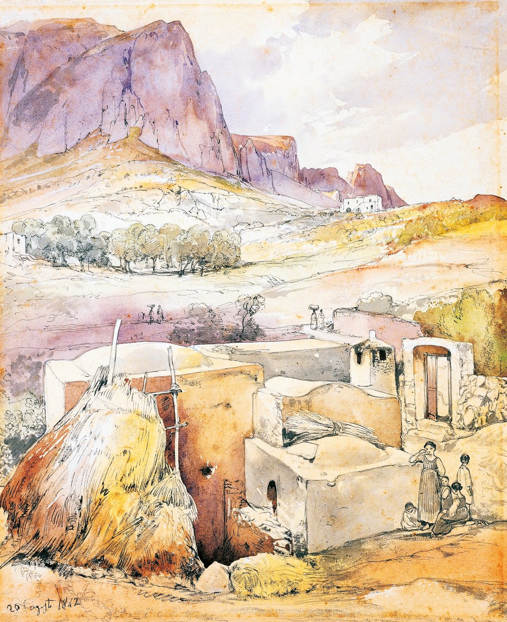 Casa rural no sopé do Monte Solaro de Giacinto Gigante