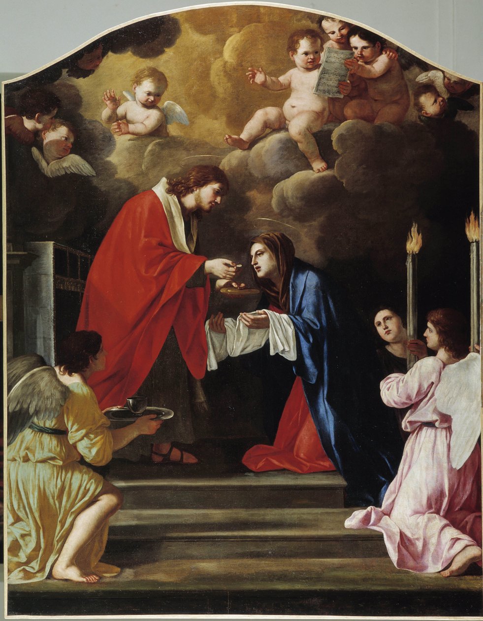 A Comunhão da Virgem de Giacinto Gimignani or Gemignano