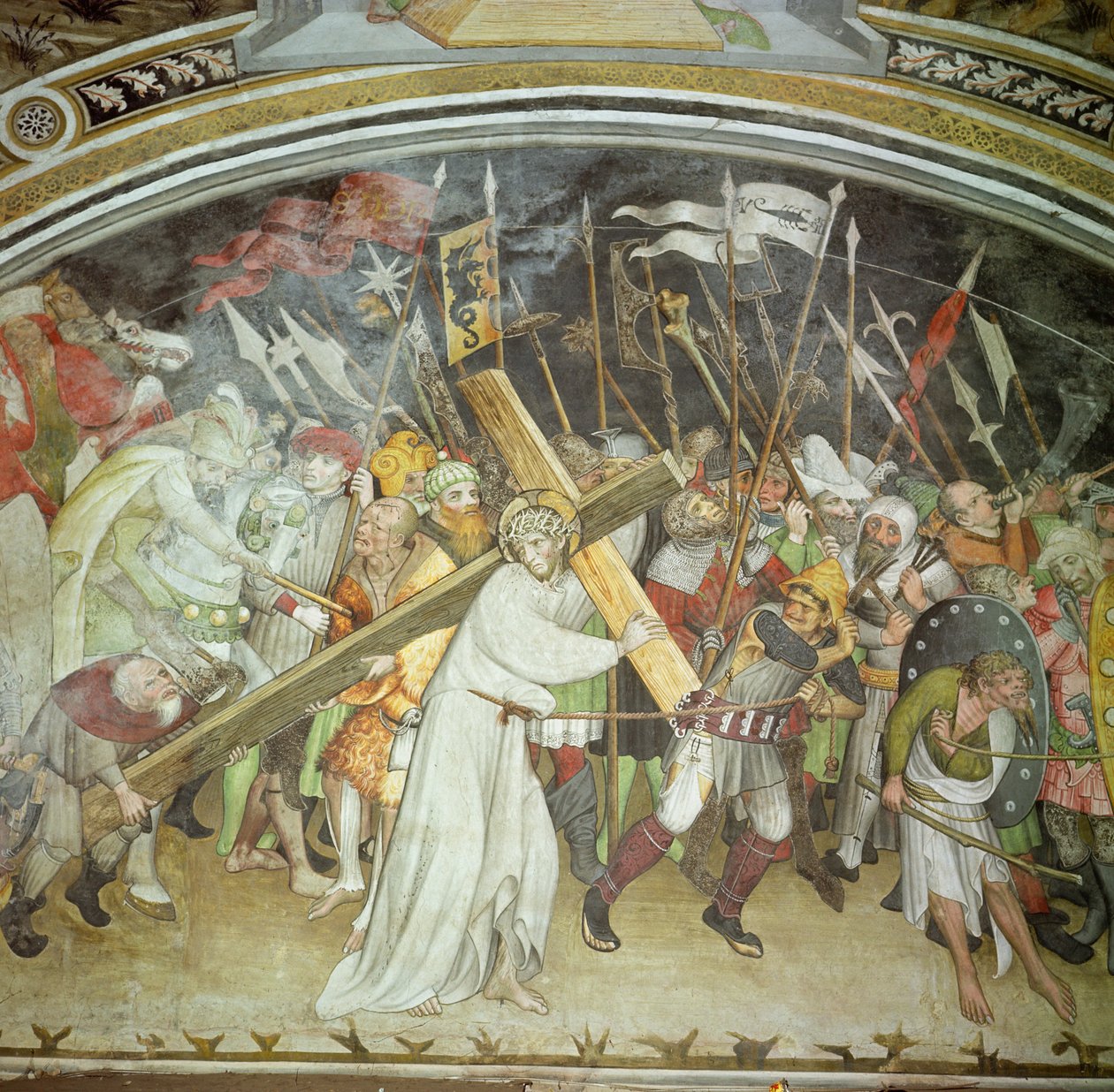 Caminho para o Calvário (veja 130504 para detalhes) de Giacomo Jaquerio