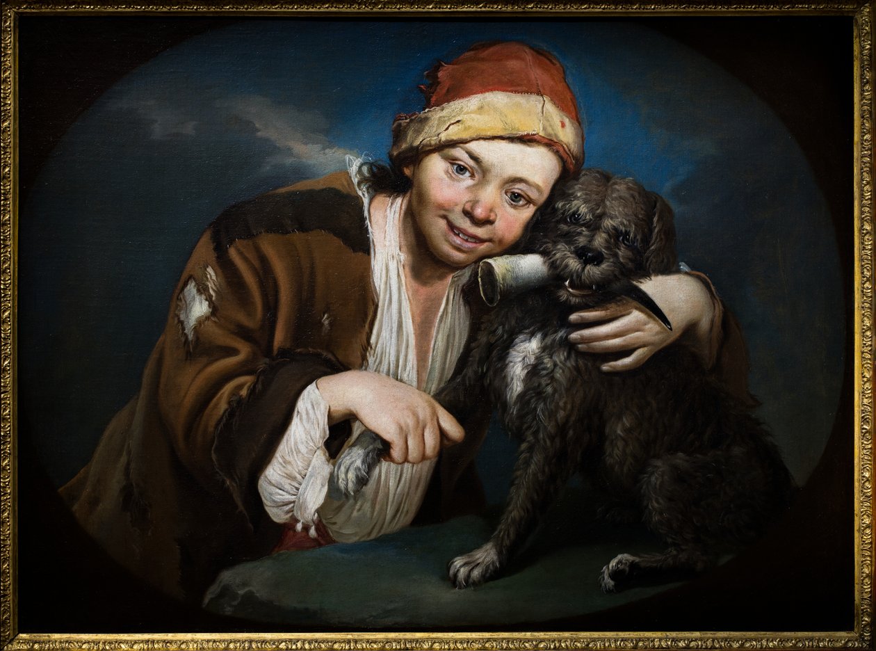 Rapaz com um cão de Giacomo (1698 1767) Ceruti