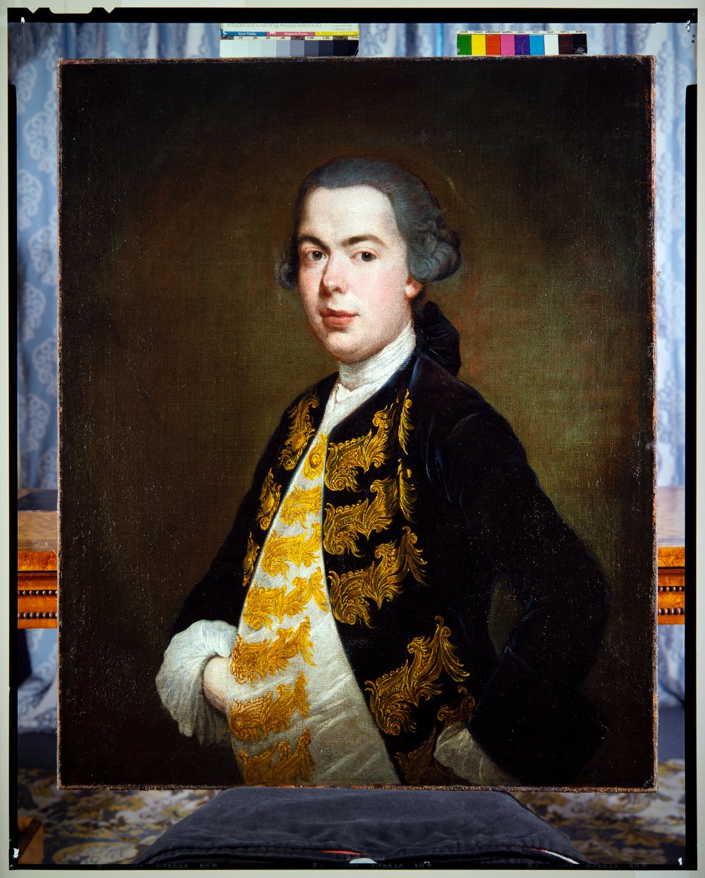 Retrato a meio corpo de um jovem, c.1750 (pintura) de Giacomo (1698 1767) Ceruti