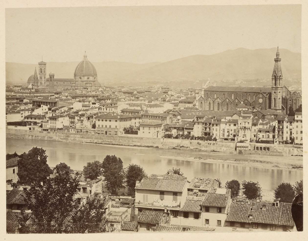 Florença. Panorama de Giacomo Brogi