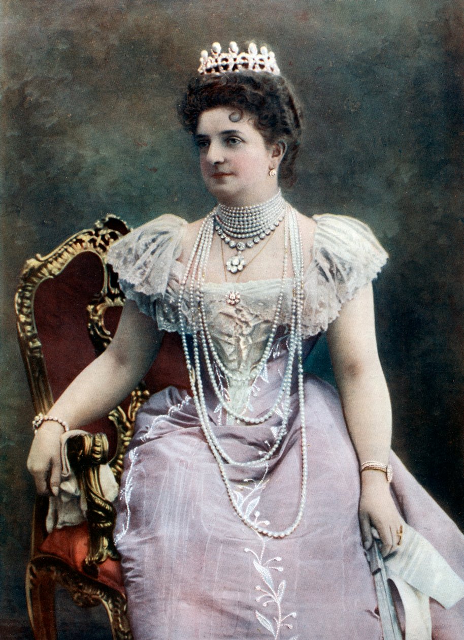 Margherita de Sabóia, rainha consorte da Itália, final do século XIX e início do século XX de Giacomo Brogi
