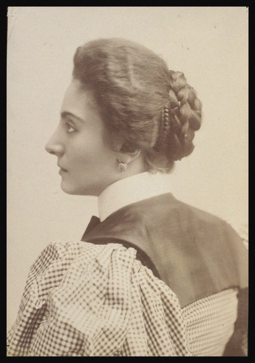 Retrato de Gemma Bellincioni (1864-1950) de Giacomo Brogi (1822-1881), - Fotografia - Coleção Particular de Giacomo Brogi