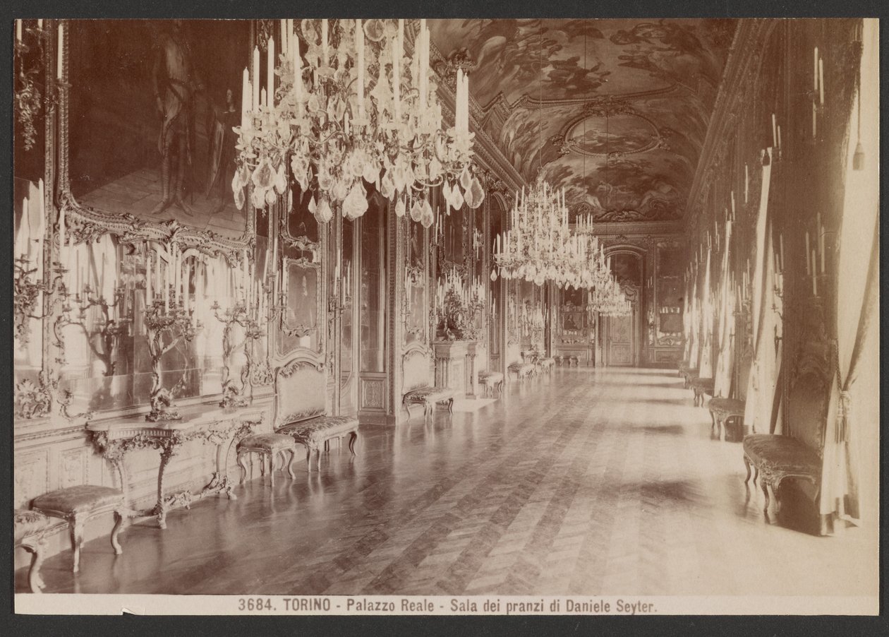 Turim - Palácio Real - Sala de jantar de Daniele Seiter de Giacomo Brogi