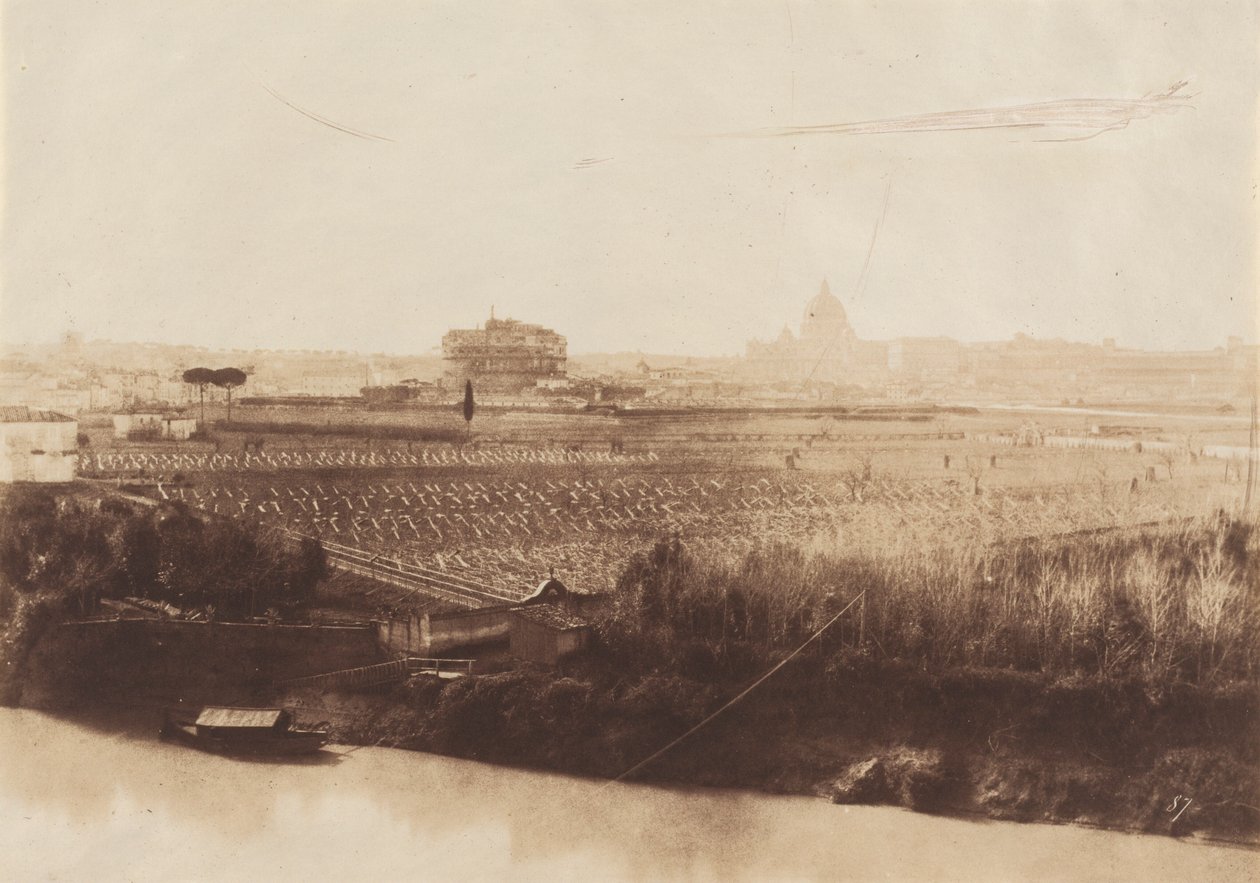 Vista de Roma, 1857 (foto) de Giacomo Caneva