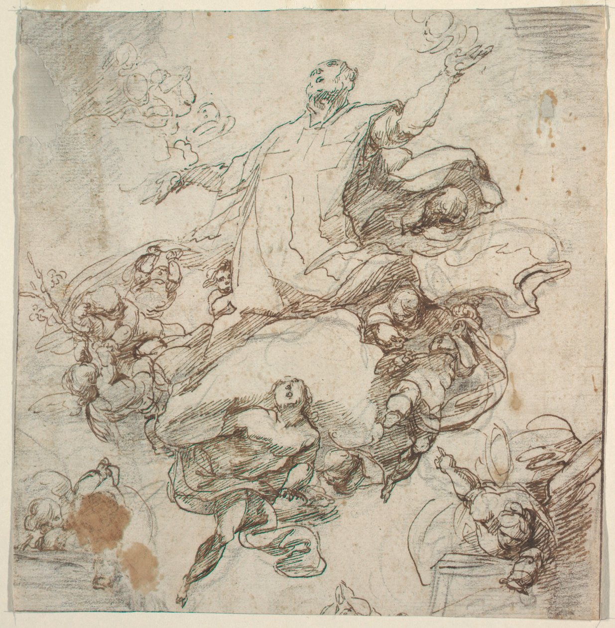 Glorificação de São Filipo Neri de Giacomo Farelli